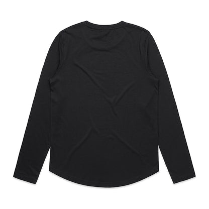 AS Colour Wo's Maple Curve L/S Tee - Black