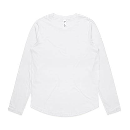 AS Colour Wo's Maple Curve L/S Tee - White