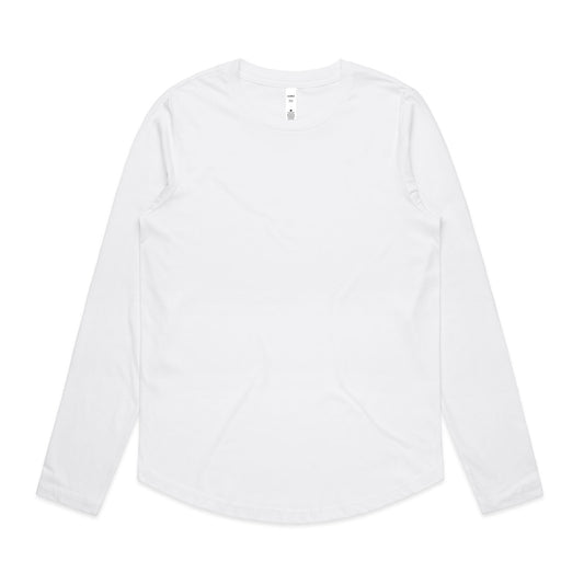 AS Colour Wo's Maple Curve L/S Tee - White