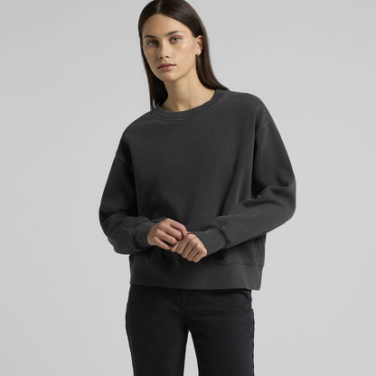 AS Colour Wo's Relax Faded Crew - Faded Black