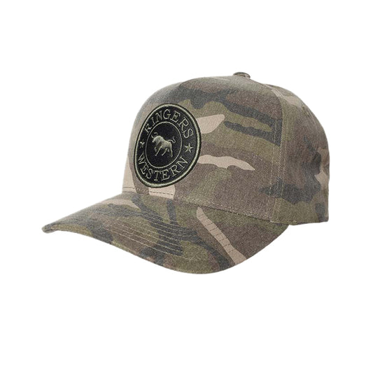 Ringers Western Grover Canvas Baseball Cap - Camo