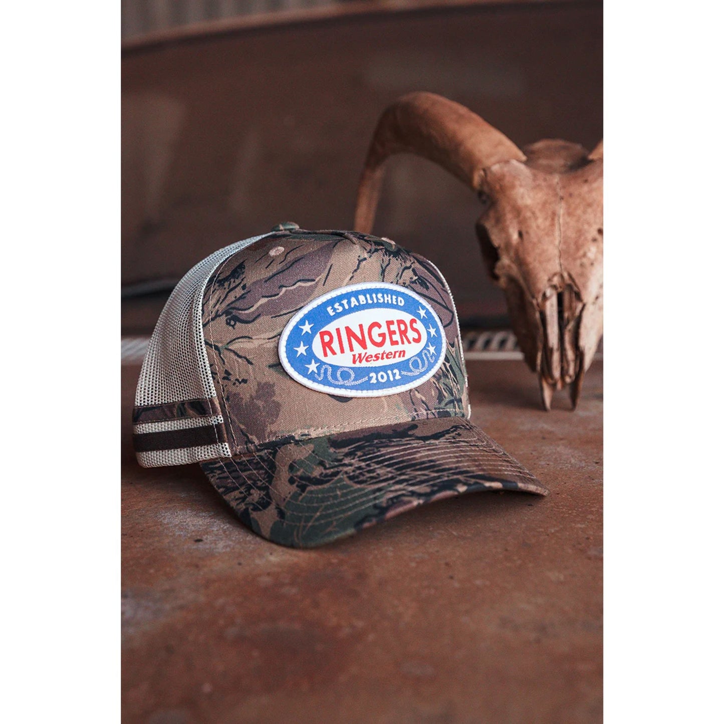 Ringers Western Shooter Deep Fit Trucker Cap - Camo