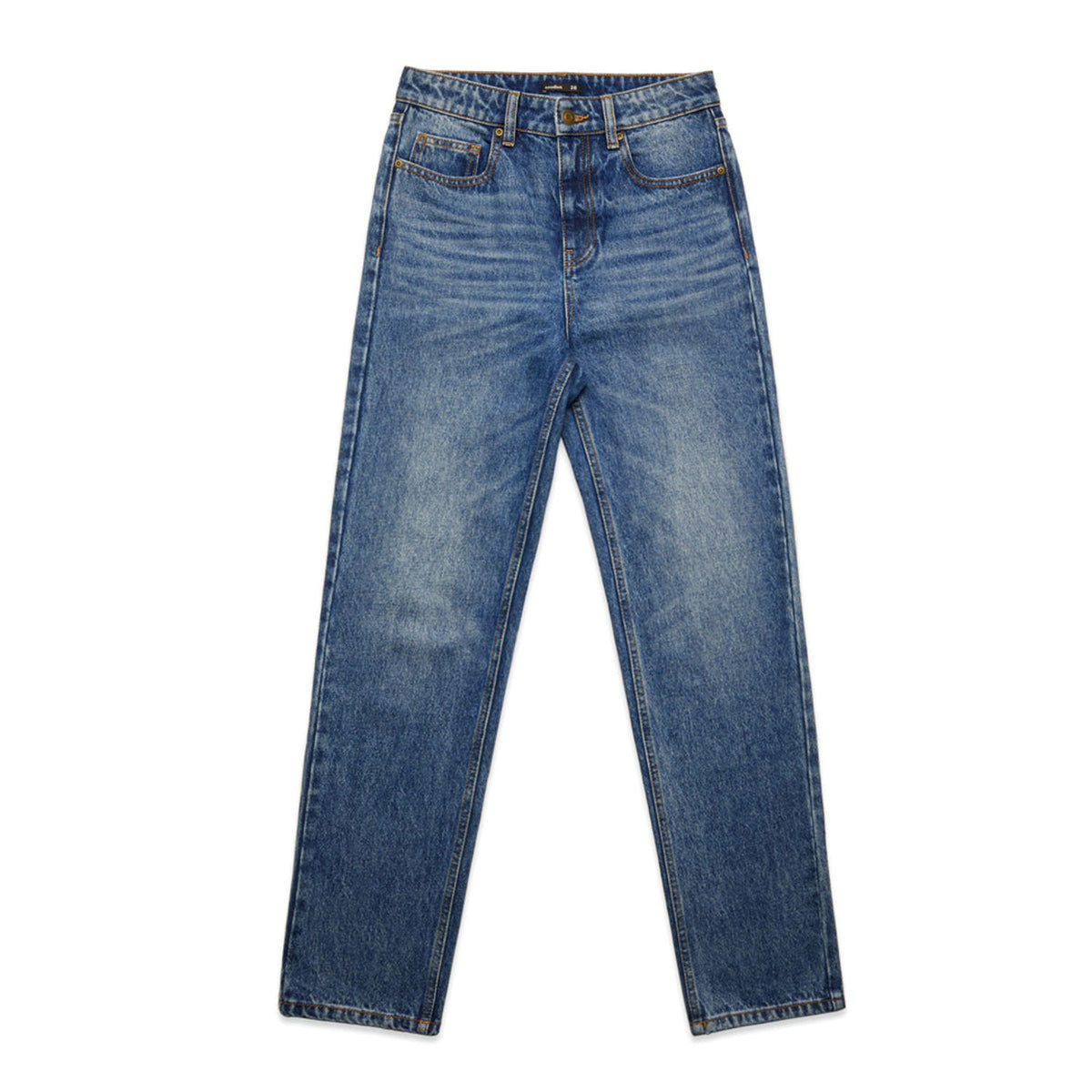 AS Colour Wo's Straight Jeans - Washed Blue