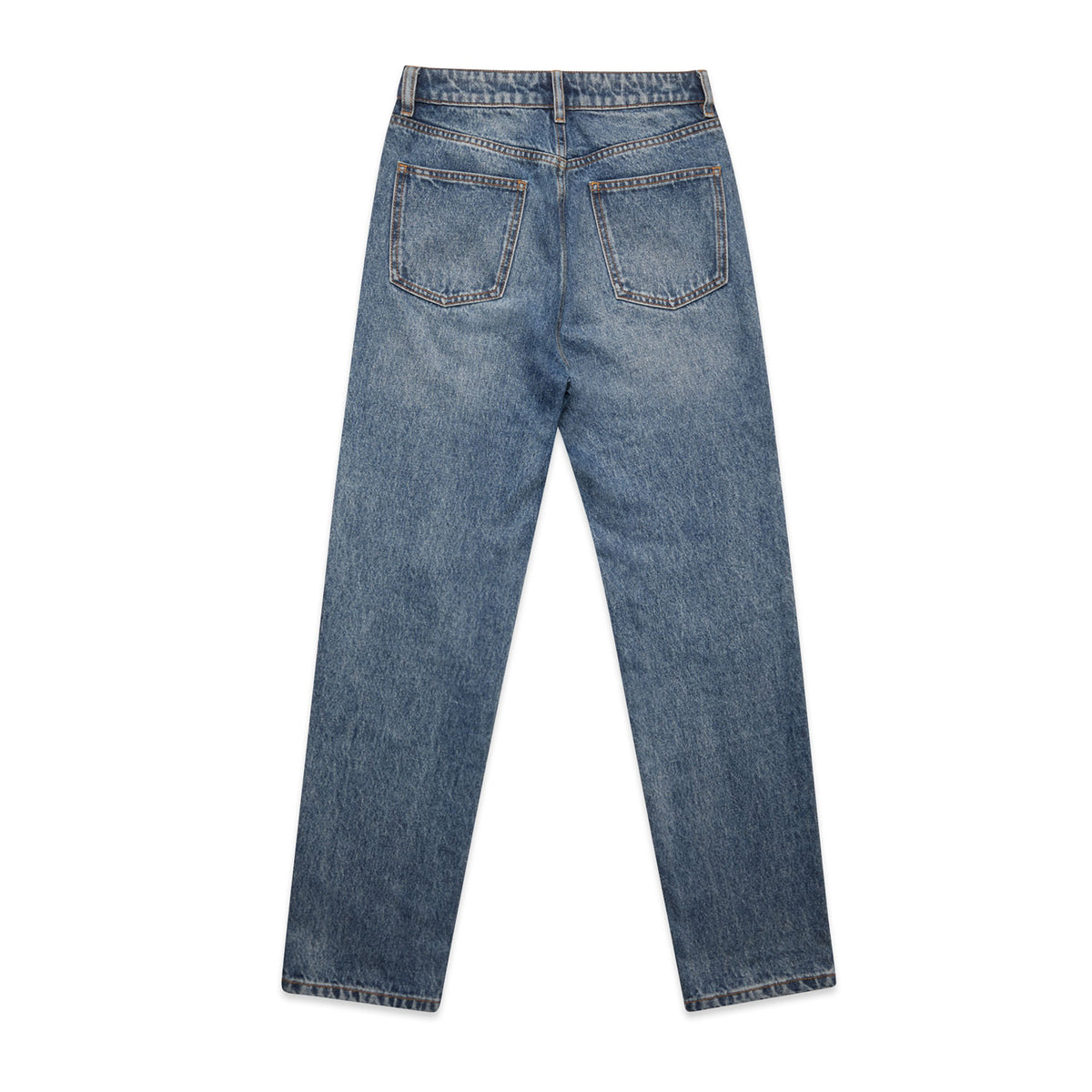 AS Colour Wo's Straight Jeans - Washed Blue