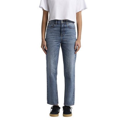 AS Colour Wo's Straight Jeans - Washed Blue