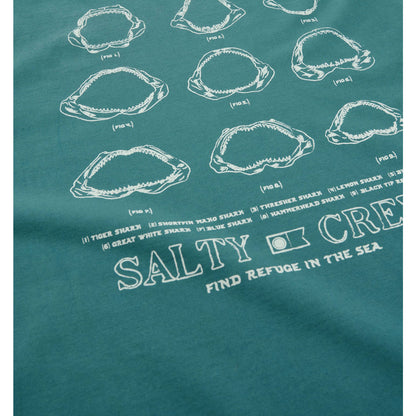 Salty Crew Jawbone Vintage S/S Tee - Pigment Teal