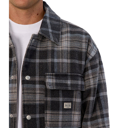 Industrie The Phoenix Jacket - Charcoal/Blue Combo