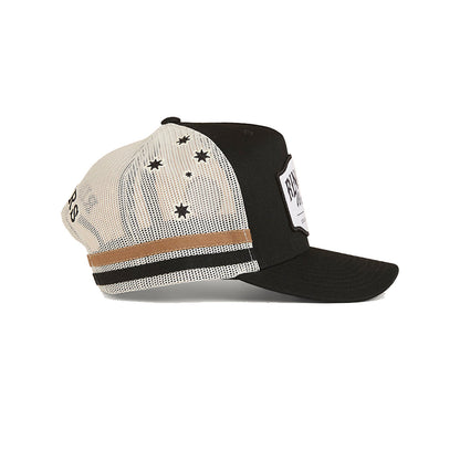Ringers Western Country Club Deep Fit Trucker Cap - Black