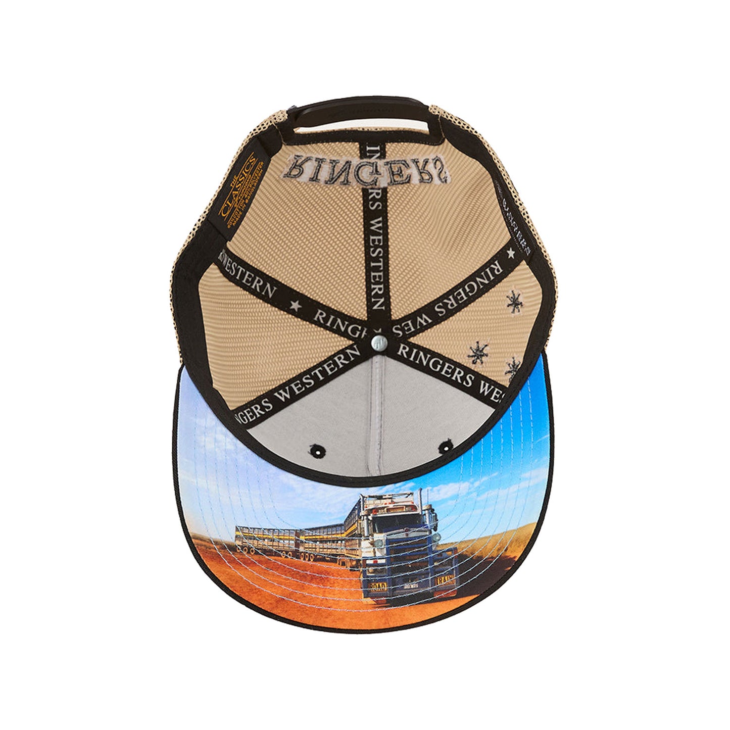 Ringers Western Workhorse Deep Fit Trucker Cap - Black