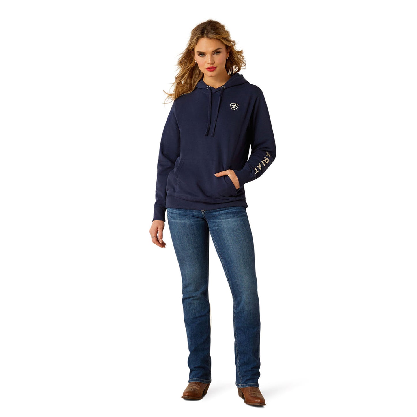 Ariat Women's Logo 2.0 Hoodie - Black Iris
