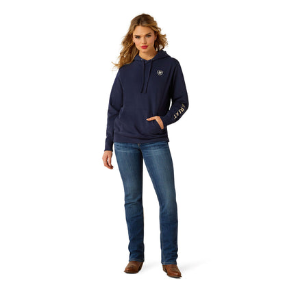 Ariat Women's Logo 2.0 Hoodie - Black Iris