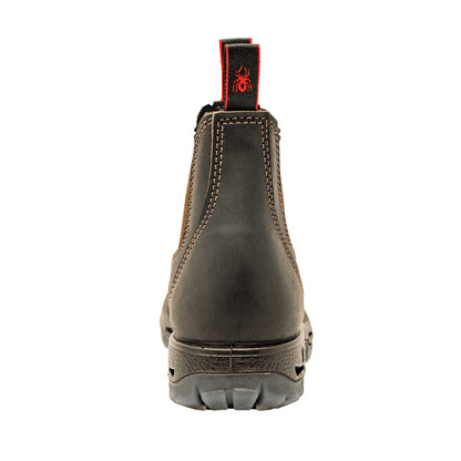 Redback Elastic Sided Leather Boot - Claret