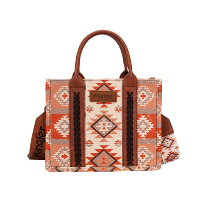 Wrangler Macy Aztec Crossbody Bag - Tan