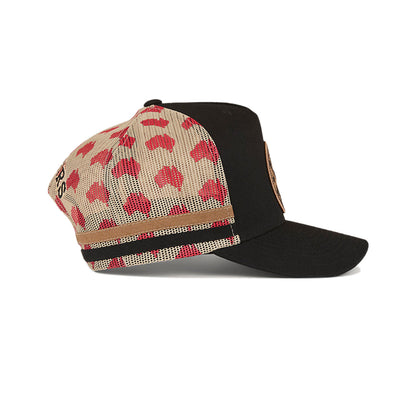 Ringers Western Aussie Rules Deep Fit Trucker Cap - Black