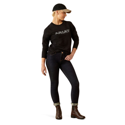 Ariat Women's Benicia Team Sweatshirt - Black Team