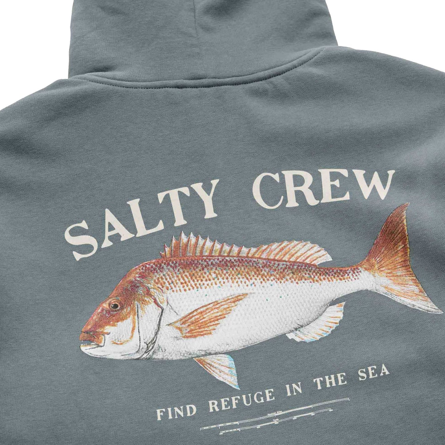 Salty Crew Snapper Hood - Storm