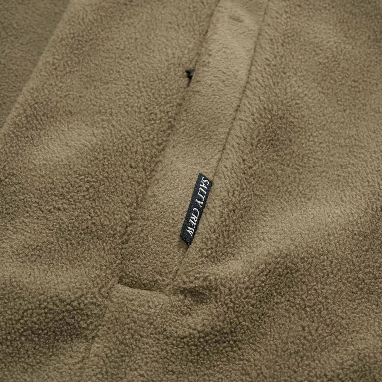 Salty Crew Drag Polar Zip SC Fleece - Dusty Olive