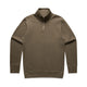 AS Colour Men's Stencil Half Zip Crew - Walnut