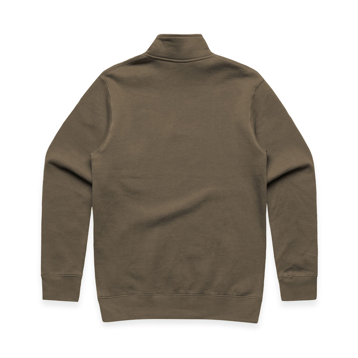 AS Colour Men's Stencil Half Zip Crew - Walnut