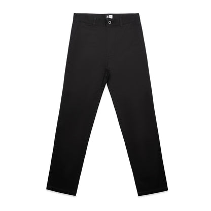 AS Colour Men's Straight Pants - Black