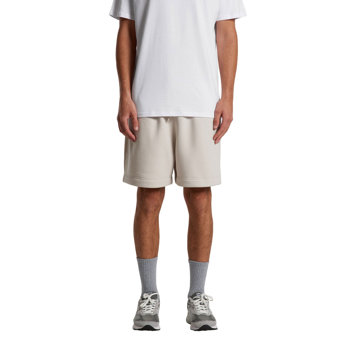 AS Colour Men's Relax Track Shorts 18" - Bone