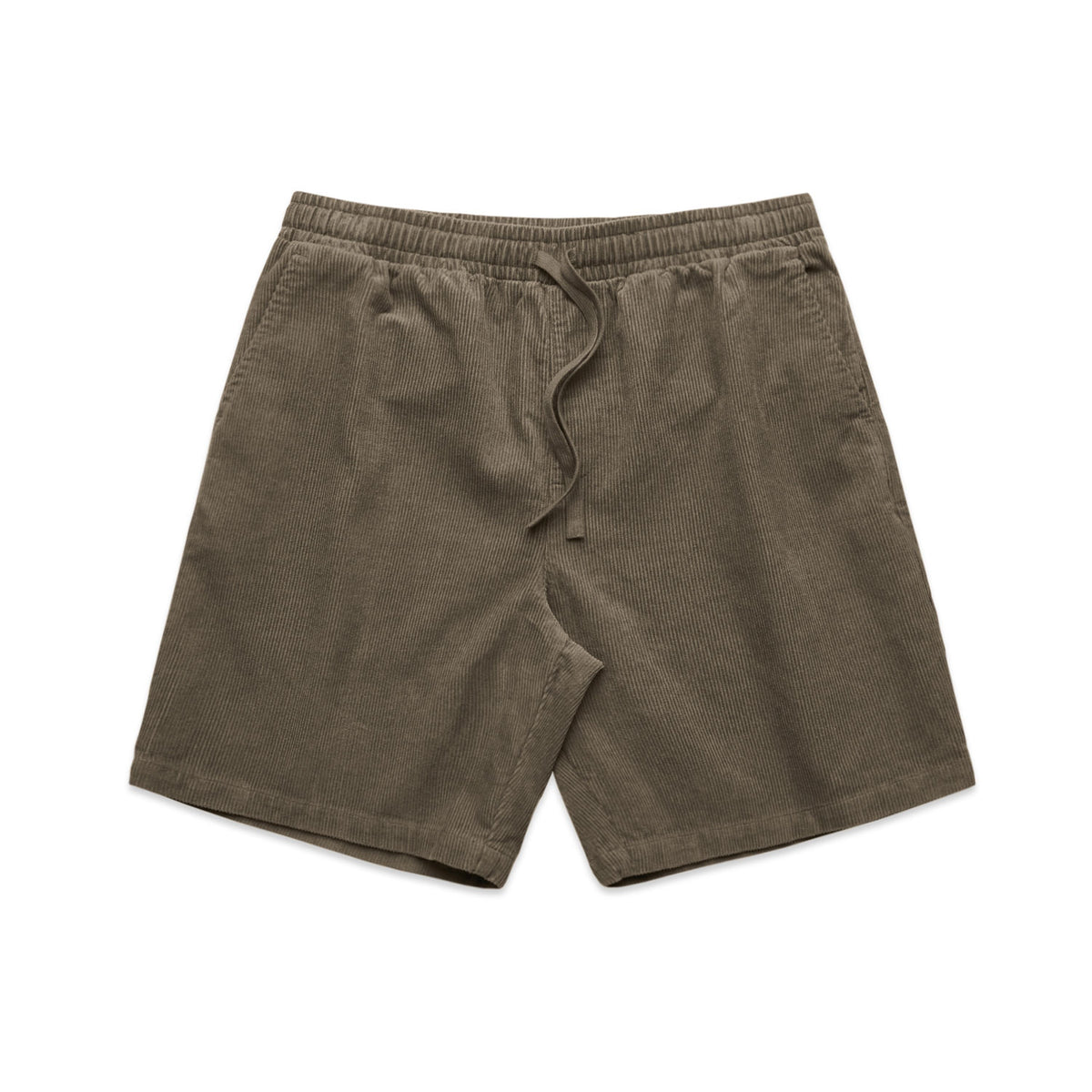 AS Colour Men's Cord Shorts 18" - Walnut
