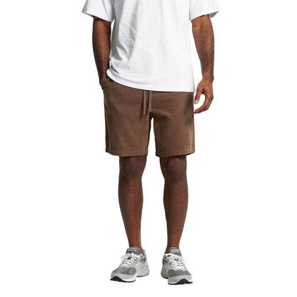 AS Colour Men's Cord Shorts 18" - Walnut
