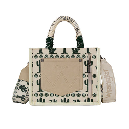 Wrangler Southwestern Rope Handle Bag - Beige
