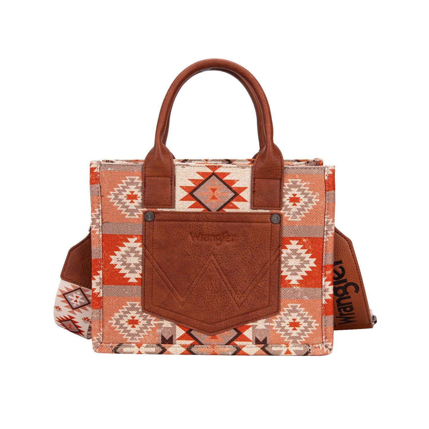 Wrangler Macy Aztec Crossbody Bag - Tan