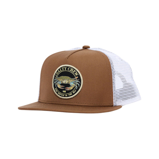 Salty Crew Jimmy 5 Panel Trucker Cap - Friar Brown