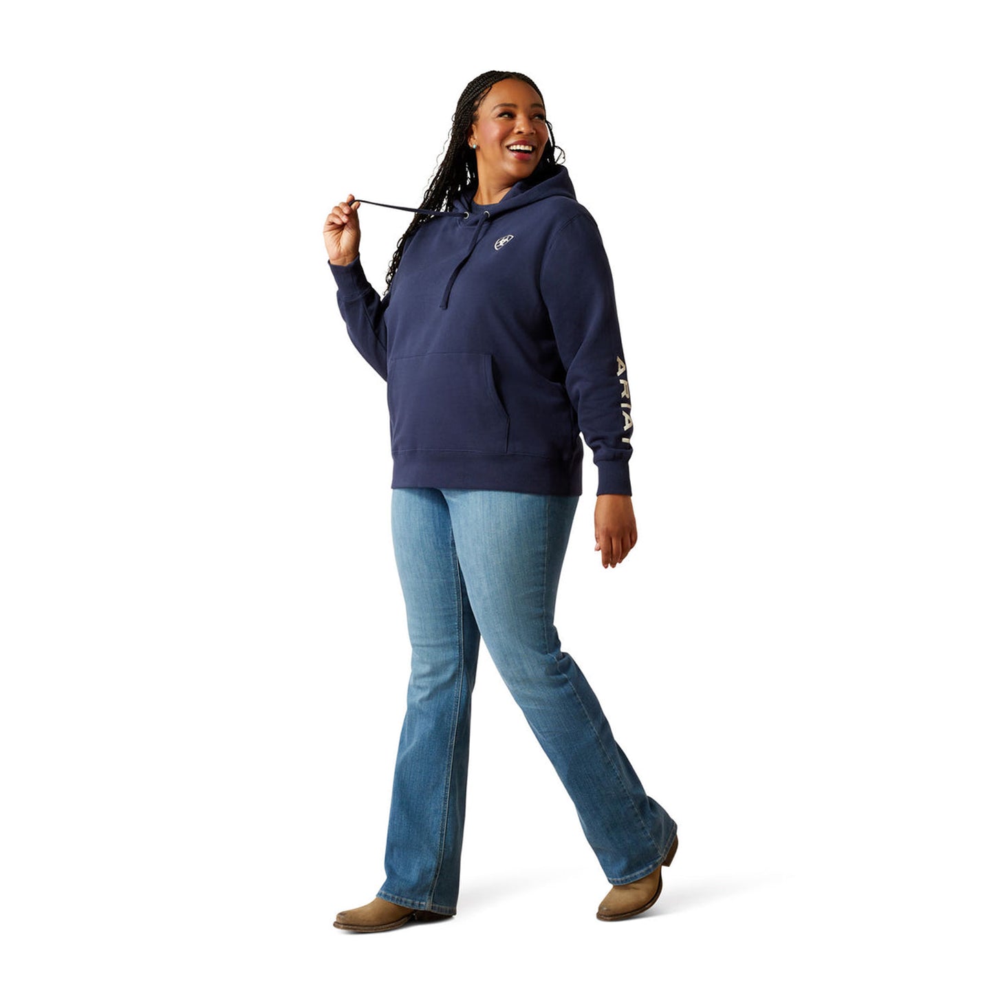 Ariat Women's Logo 2.0 Hoodie - Black Iris