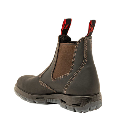 Redback Elastic Sided Leather Boot - Claret