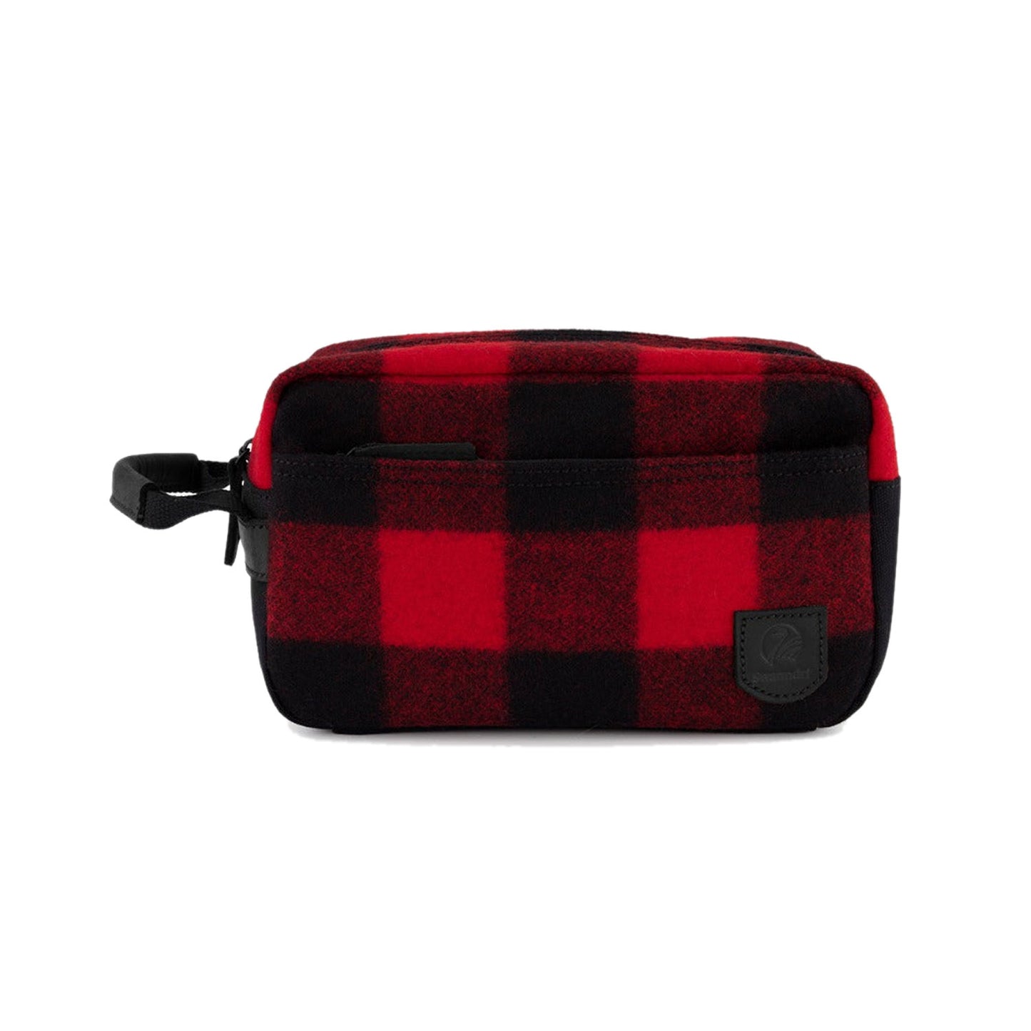 Swanndri Island Bay Wash Bag - Red/Black Check
