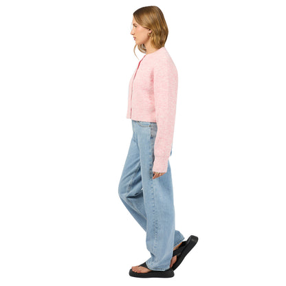 Silent Theory Darby Knit Cardigan - Pink