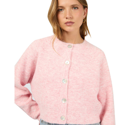Silent Theory Darby Knit Cardigan - Pink