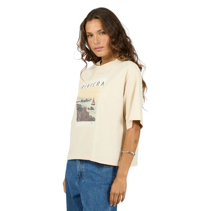 Silent Theory Sight See Relaxed Tee - Chalk