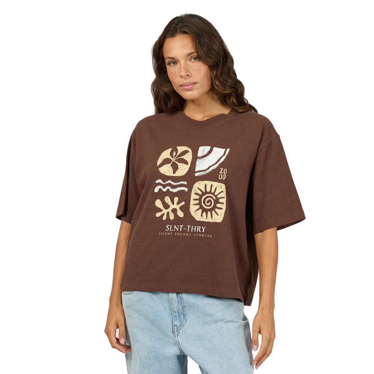 Silent Theory Eternal Relaxed Tee - Brown