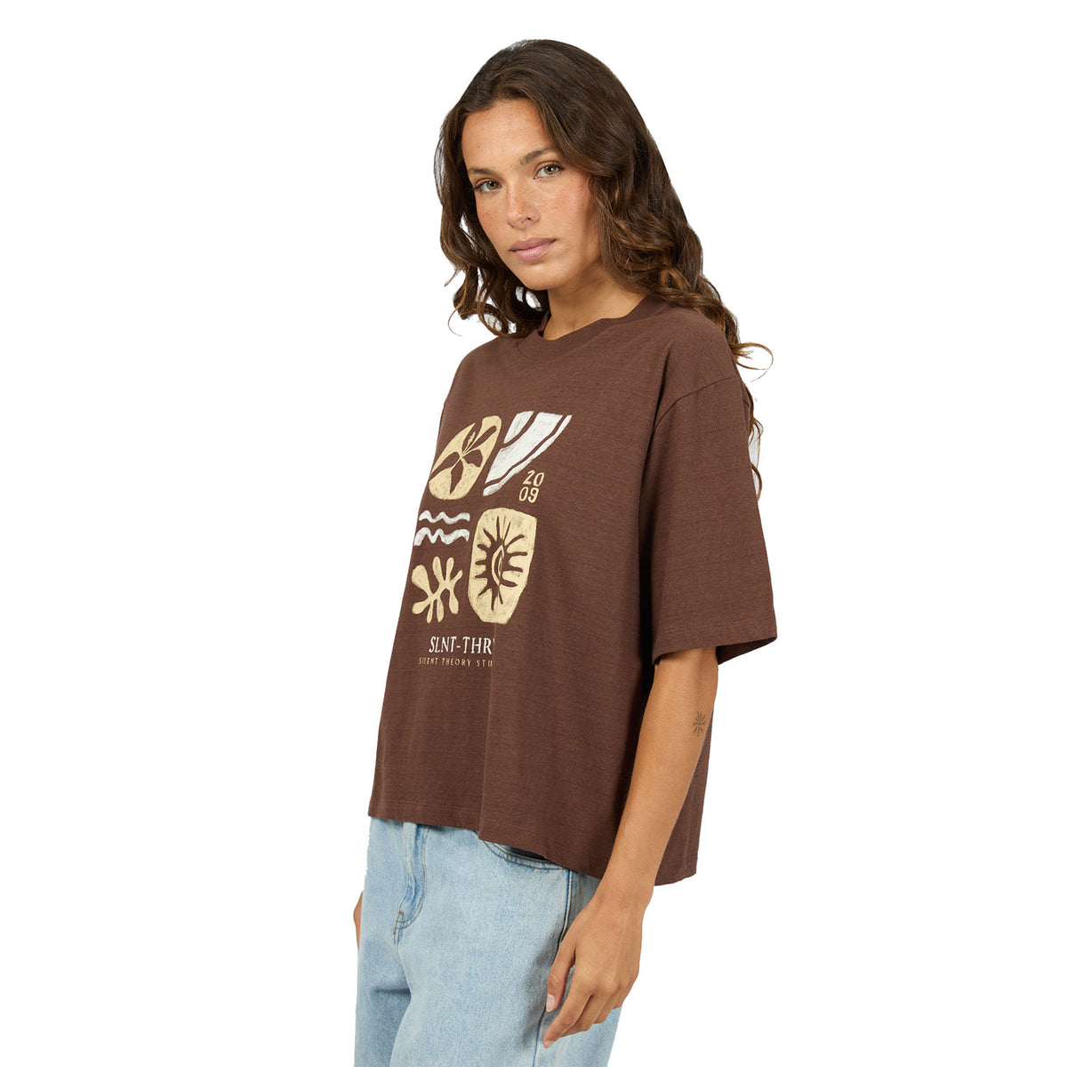 Silent Theory Eternal Relaxed Tee - Brown