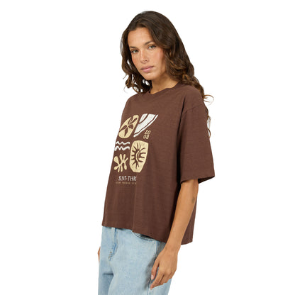 Silent Theory Eternal Relaxed Tee - Brown