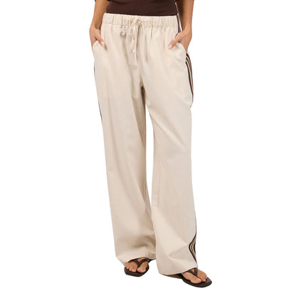 Silent Theory Sloane Trim Pant - Natural