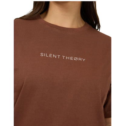 Silent Theory Logo Tee -  Brown
