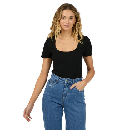 Silent Theory Mia Tee - Black