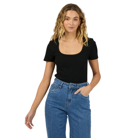 Silent Theory Mia Tee - Black