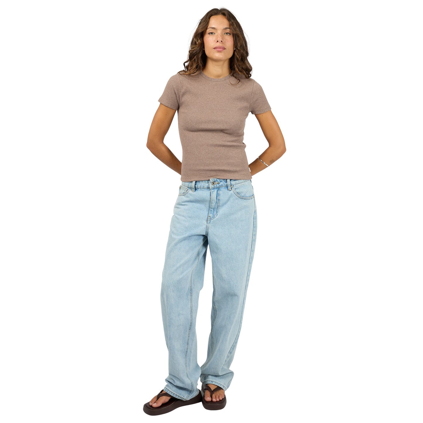 Silent Theory Bella Tee - Brown