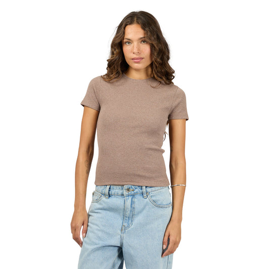Silent Theory Bella Tee - Brown