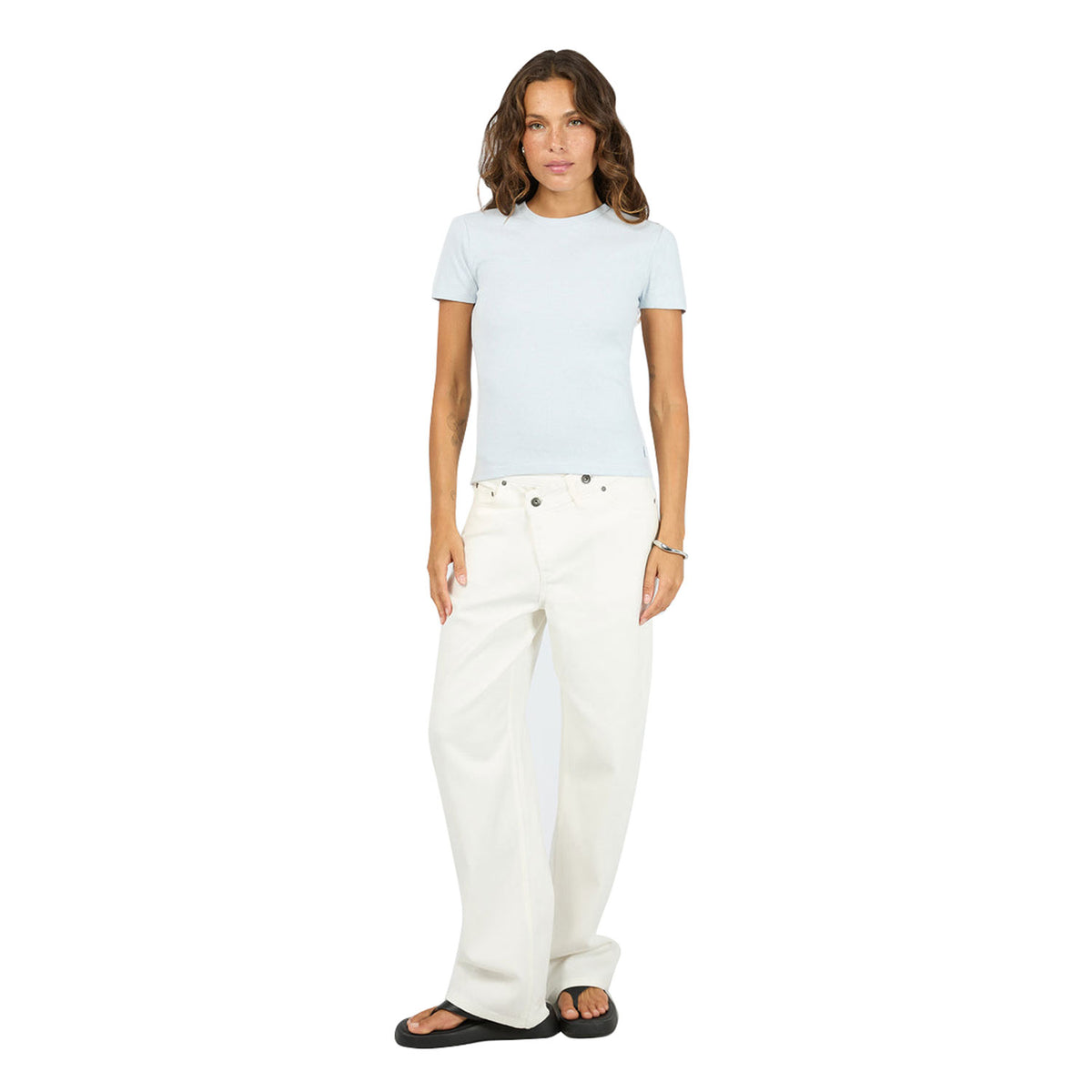 Silent Theory Bella Tee - Light Blue