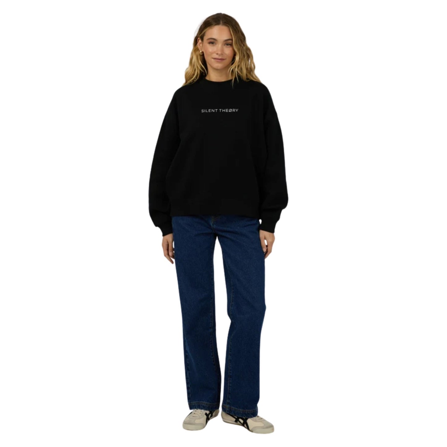 Silent Theory Logo Crew - Black