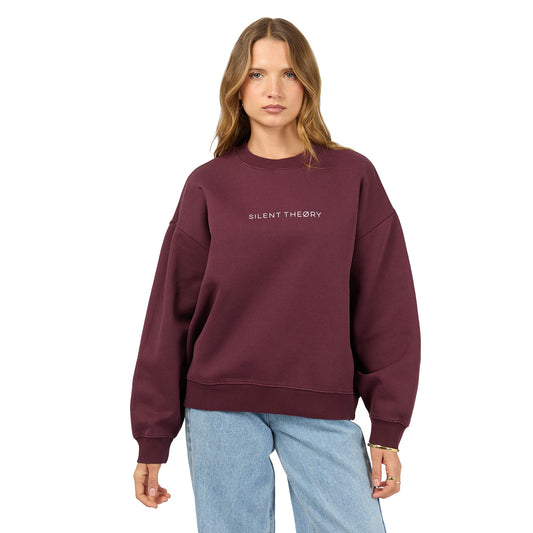 Silent Theory Logo Crew - Cherry