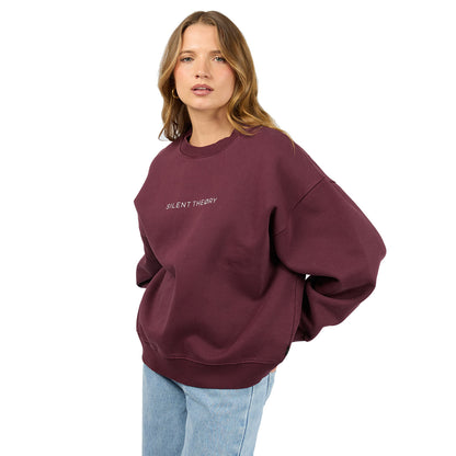 Silent Theory Logo Crew - Cherry