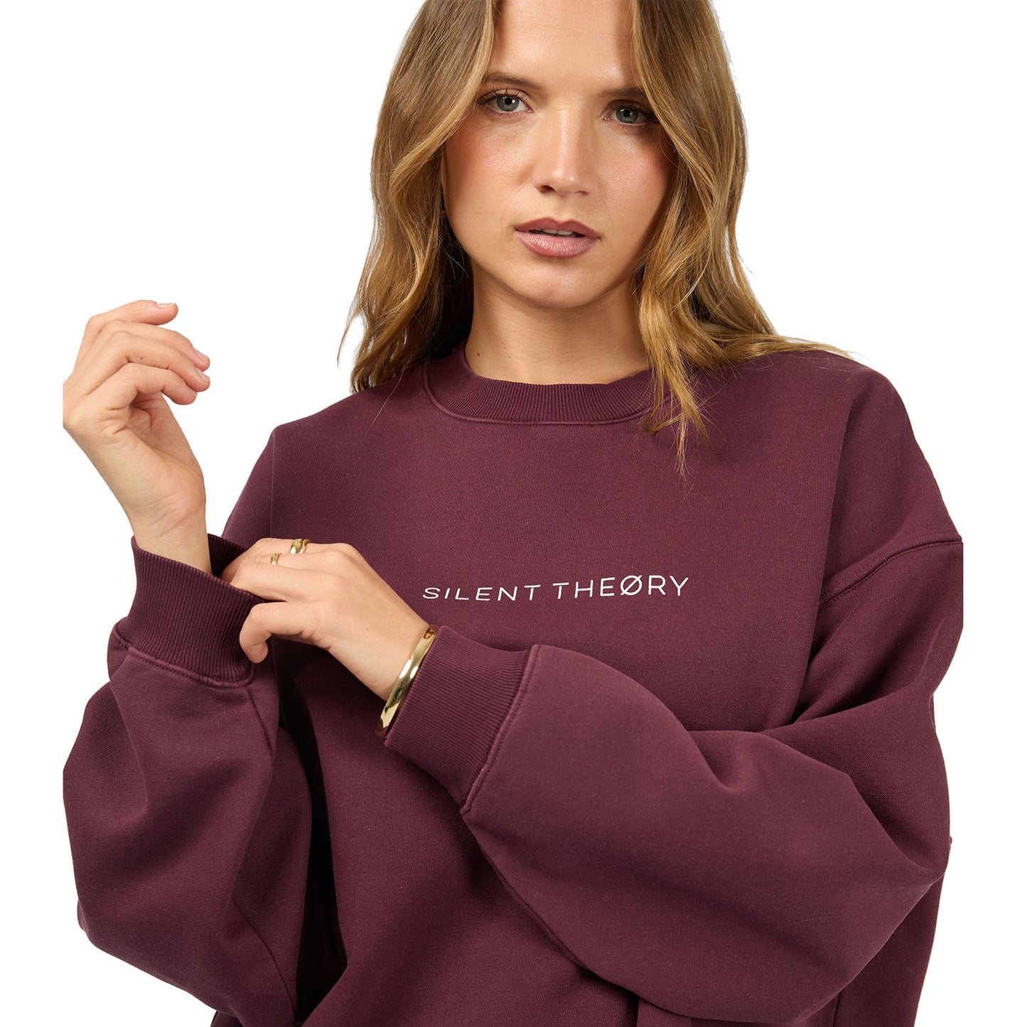 Silent Theory Logo Crew - Cherry